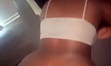 Sneaky Living Room Sex With Big Black Cock.