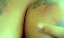 blackvelvet gets caught playing with kitty