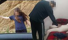 old man offers cash to young mexican girl for dirty fun