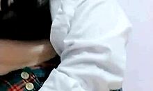 that mexican student's big ass gets wet from orgasm after school, recorded on video.