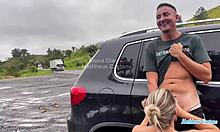 Gave a ride to my wife's friend and things got wild