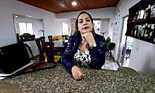 Unknown girl accepts proposal for pussy creampie!