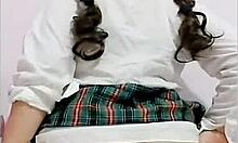 that mexican student's big ass gets wet from orgasm after school, recorded on video.