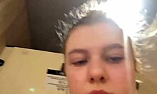 Extreme public masturbate with anal plug, deepthroat, and cum on cam