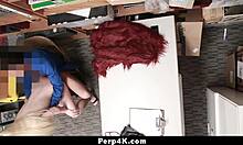 Rich teen learns lesson for shoplifting at mall with police