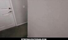 Stepdaughter4k - Small Tits Teen Fucked Hard by Stepbrother. Family POV Action While Stepmom Argues on Phone - Ava Marina, Quinton James.