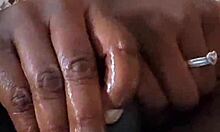 Ebony self pleases her ass experience