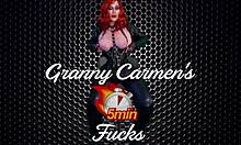 Sky Gilf Carmen's Granny Angels Deliver Double Cum Action