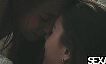 cute asian babe lesbian sex