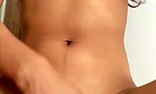 Petite babe gets horny in panties wanting cock