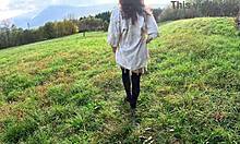 Compilation of Walks in Woods - I Love Strangers Watching Me