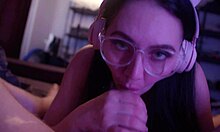 Deepthroat and assfucking with amateurs in home video