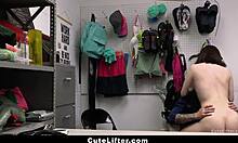 Loss Prevention Officer Processes Suspected Thief