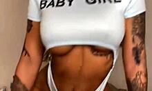 Blonde Amateur With Small Tits Licks Monster Cock And Gets Cum On Pussy