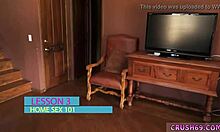 Teen Seduces Stepfather with Huge Sex Toy!