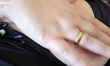 Real female orgasm during intense solo massage without faking