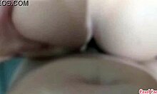 Amateur husband fucks blonde wife to orgasm in homemade brazilian scene