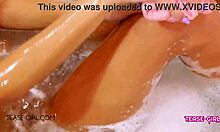 beautiful brunette teen 18+ student is so sexy