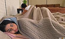 i fuck my girlfriend's stepmom, she catches us for a wild threesome