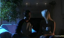Horny Blonde Sucks Boyfriend Deepthroat