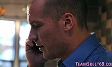 Teen Babysitter With Braces And Glasses In High Definition Video. She Watches Kids While Studying