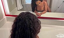 mini ebony queen takes huge bbc must see