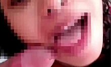 Sucking on that big fixed cock eagerly 😏