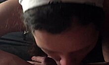 Young slim thick pawg sucks cock, gets pounded doggy, and takes massive load on ass