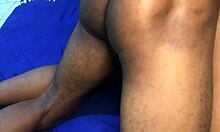 OMG! Her massive ass begs for rough drilling in this quick homemade fuck!