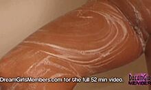 Big Tit Brunette Shaves In Shower