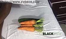 Fucking her hard in bed!