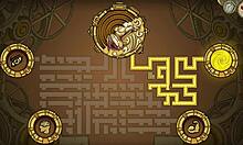 playing with cute toy in innocent witches gameplay