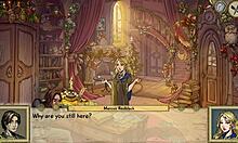 playing with cute toy in innocent witches gameplay