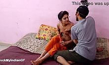 Indian sexy skinny girlfriend seduced by her boyfriend after college, rough fucking