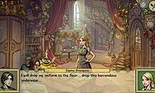 playing with cute toy in innocent witches gameplay