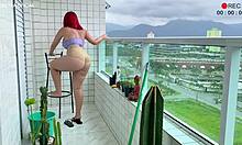 Is this Brazilian maid teasing me with her tiny shorts on purpose?