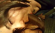 Sexy Thick White Girl Sucks Big Black Cock!