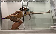 cute naked roxy showers and masturbates with moans 😍