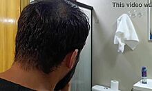 Hot Trainer Squats for Neighbor!