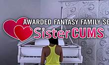 annoying bro pisses off stepsis with garden bikini tease