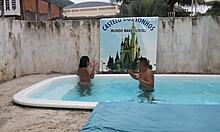 Letting my boyfriend fuck Samantha Squirt at the party with Thales Milleto