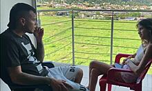 Viendo El Pasaje Mi Hermanastra Se Pone Gañosa De Meterle Mi Gran Polla Historia Completa