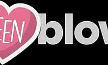 jewelz blu deepthroats my cock hard in pov