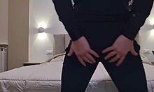 Italian woman rides huge cock with dirty talk