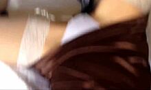 French Blonde Amateur Doggy Style Fuck in Satin Lingerie