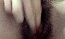 The petite teen masturbates just for you