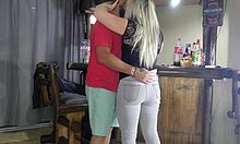 Stepmom's Freshly Waxed Pink Pussy Gets Creamed