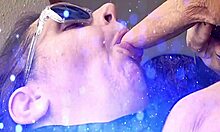 sensual sexy deep throat on 8 uncut cock