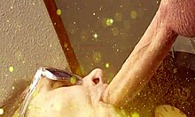 sensual sexy deep throat on 8 uncut cock