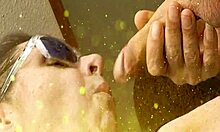 sensual sexy deep throat on 8 uncut cock